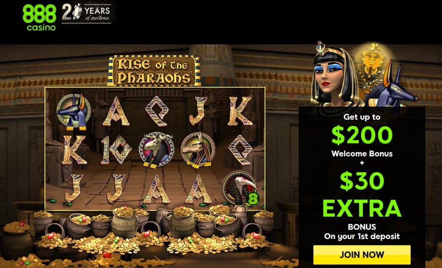 888 casino pharaons