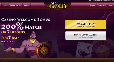 Aladdins gold no deposit bonus codes december 2019