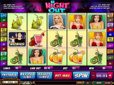 Slot game a night out