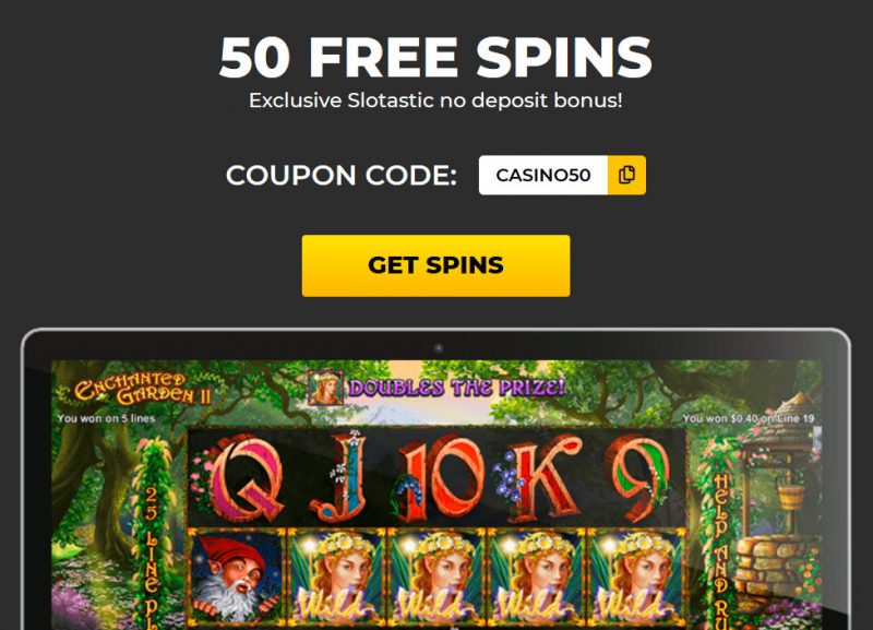 SlotAstic Casino No Deposit Bonus Codes Get 50 Free Spins