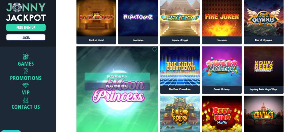 JonnyJackpot Casino Slots