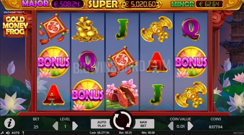 Gold Money Frog Slot