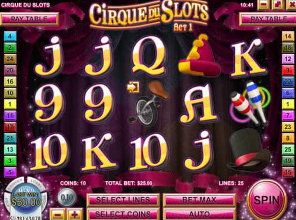 Cirque Du Slots