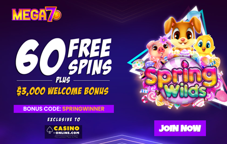 spring wilds slot 60 free spins