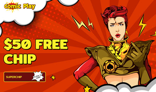 Comicplay Casino No Deposit Bonus 50 Free Chips New Rtg Casino