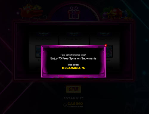 Mega7s Casino no deposit Christmas bonus