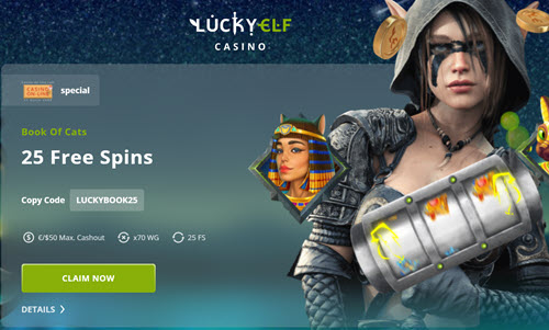 Lucky Elf No Deposit Bonus 2024